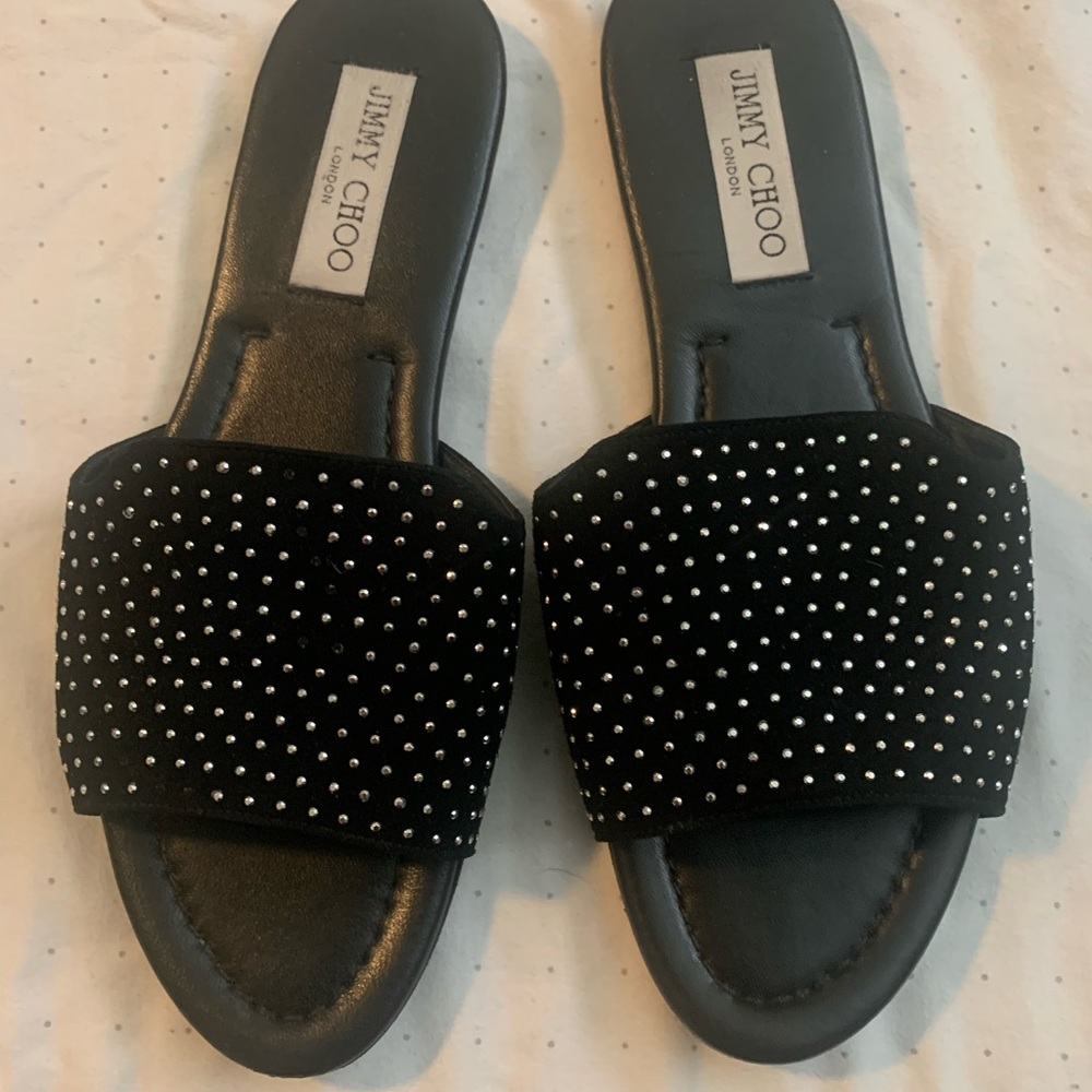 Jimmy Choo black sandals